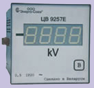 Щитовые цифровые измерительные преобразователи напряжения постоянного тока ЦВ 9257