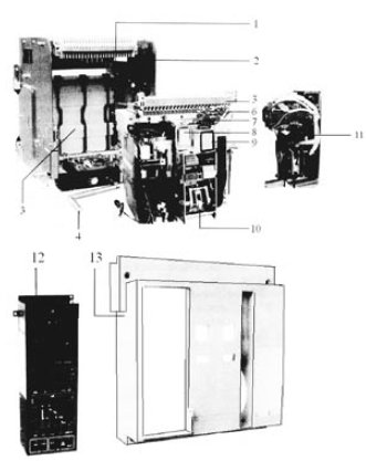основные узлы и агрегаты выключателей ВА-45