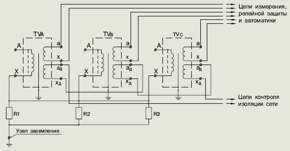 Схема соединения трансформатора 3хЗНОЛ.06