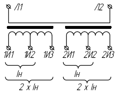 Электрическая схема трансформатора ТОЛ-10-I-14(15)