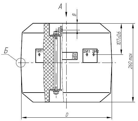 Общий вид трансформатора ТШЛ-10 (исполнение 1)