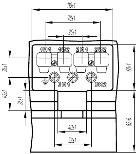 Клеммная коробка трансформатора ТОЛ-35 III-II, ТОЛ-35 III-III