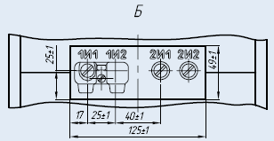 Вторичные контакты трансформатора трансформатора ТПЛК-10