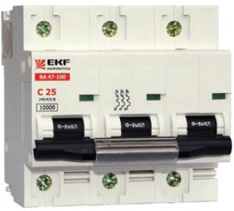 Автоматические выключатели EKF ВА 47-100