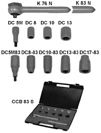 Набор ключей: CCB 76 S, CCB 83 S