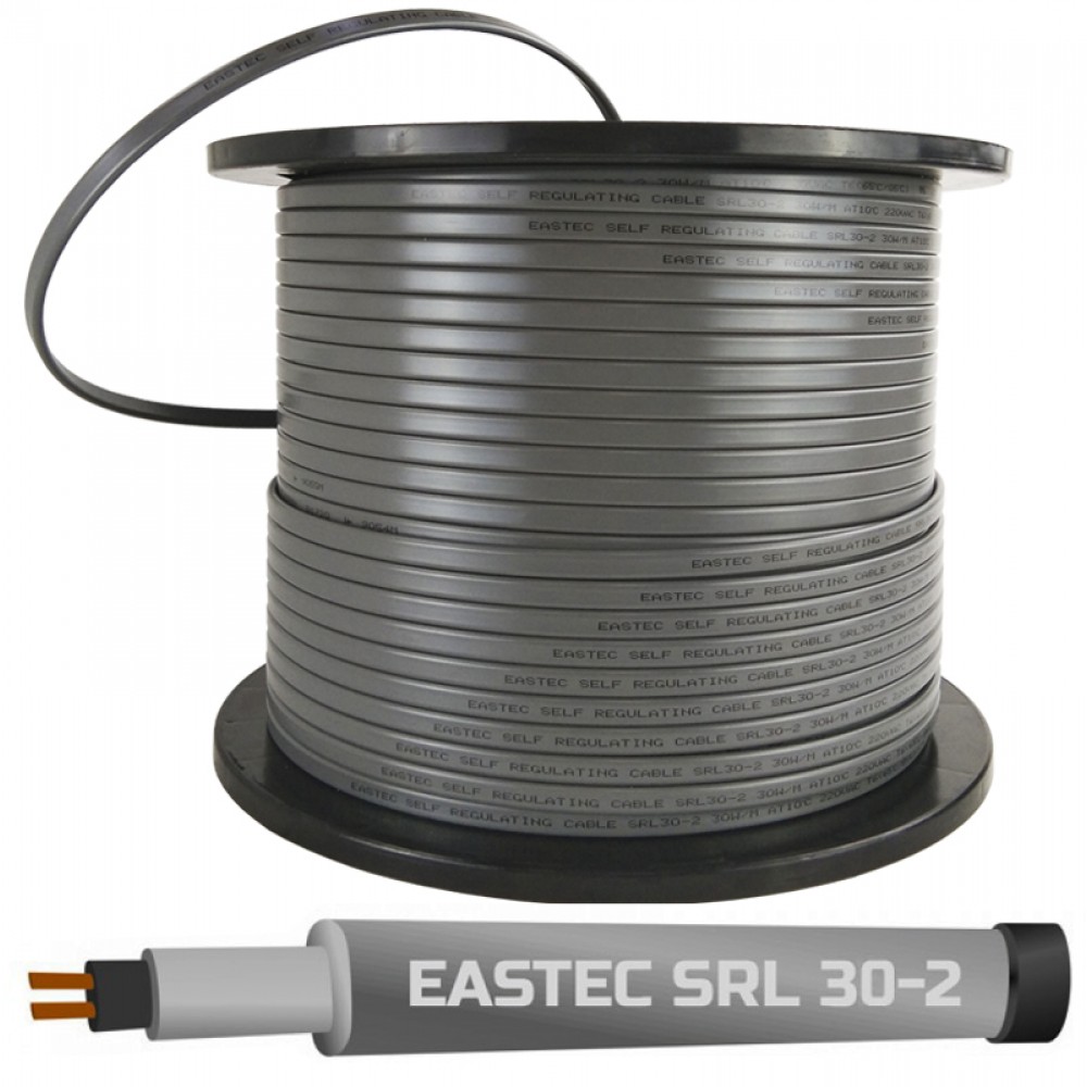 EASTEC SRL 30-2 M=30W, греющий кабель без оплетки, пог.м.