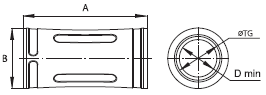 габаритные размеры муфты труба-труба, IP67 Экспресс